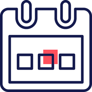 An icon of a diary to support the fee initial meeting
