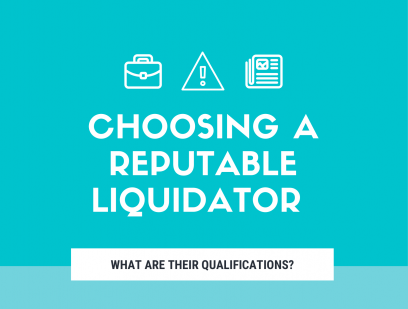 Choosing a reputable liquidator