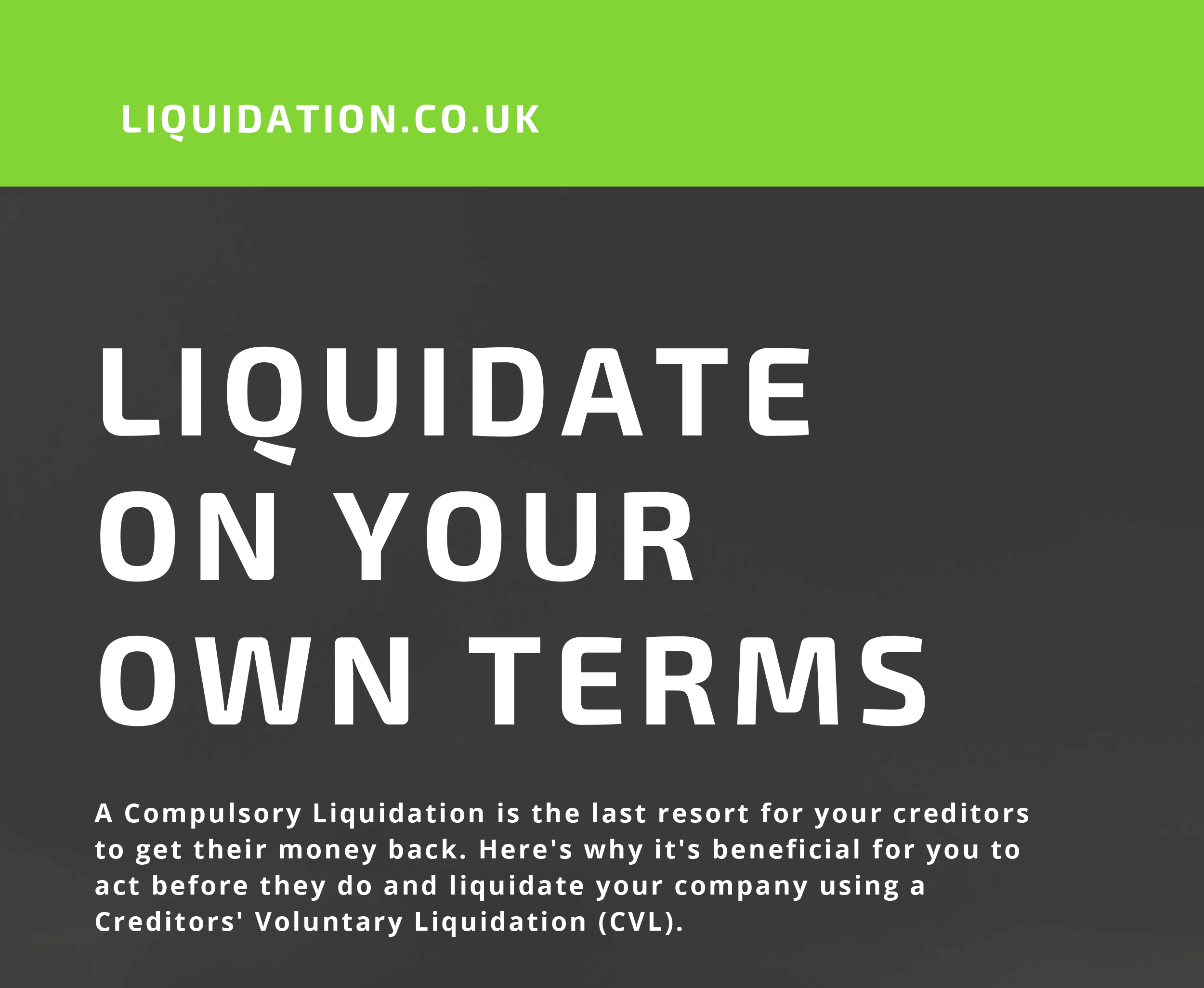 Compulsory Liquidation and how to avoid it.